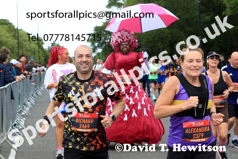 The 2026 AJBell Great North 10k, Newcastle. Photo: David T. Hewitson/Sports for All Pics